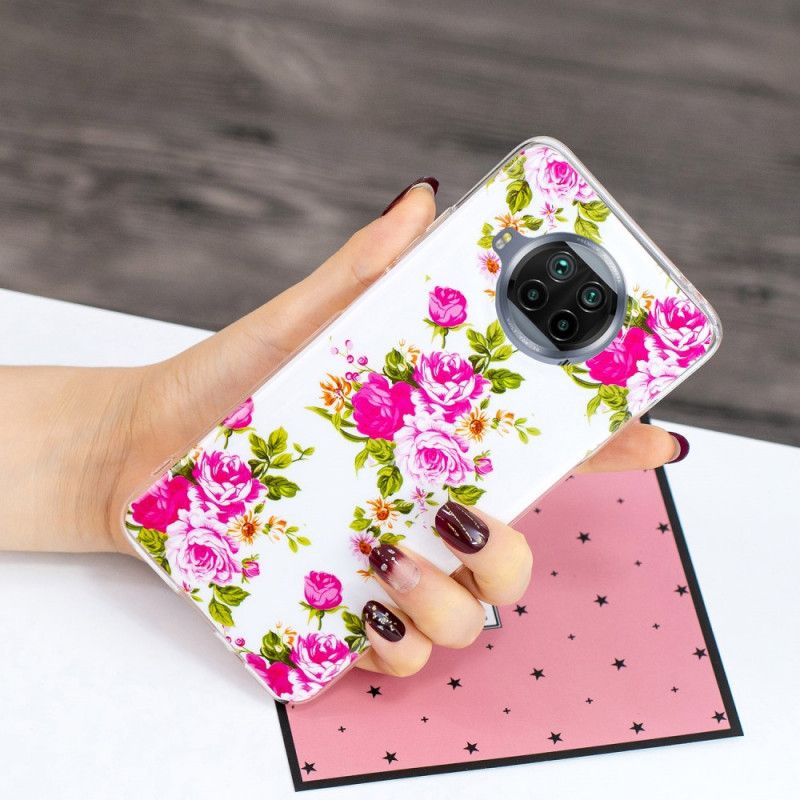 Cover for Xiaomi Mi 10T Lite 5G / Redmi Note 9 Pro 5G Fluo Liberty Blomster