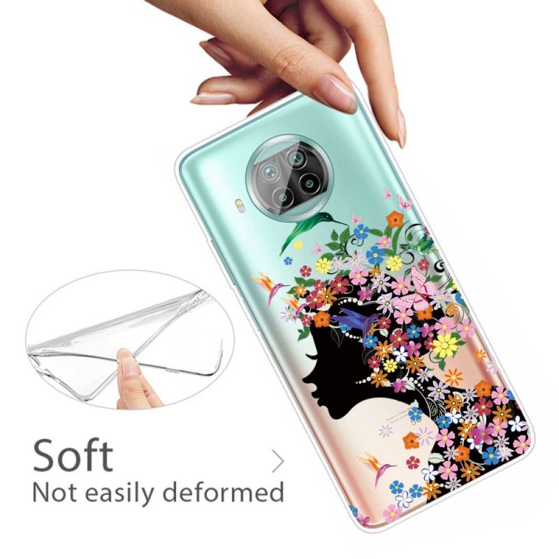 Cover for Xiaomi Mi 10T Lite 5G / Redmi Note 9 Pro 5G Smukt Blomsterhoved