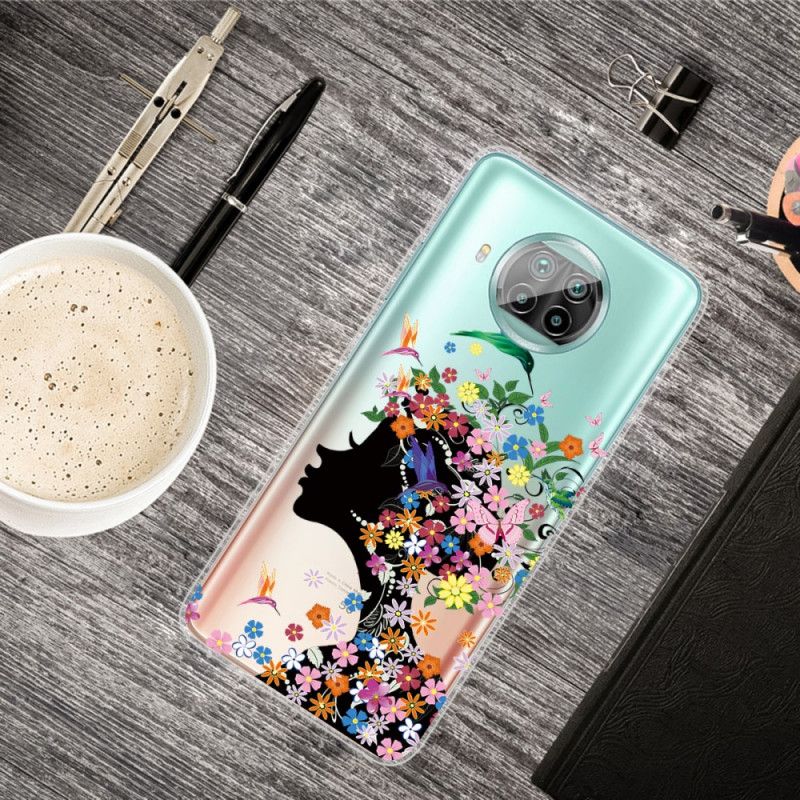 Cover for Xiaomi Mi 10T Lite 5G / Redmi Note 9 Pro 5G Smukt Blomsterhoved