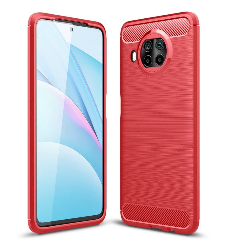 Cover for Xiaomi Mi 10T Lite 5G / Redmi Note 9 Pro 5G Sort Børstet Kulfiber