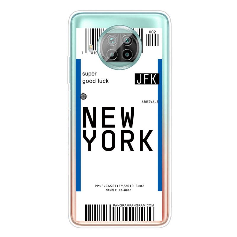 Cover for Xiaomi Mi 10T Lite 5G / Redmi Note 9 Pro 5G Sort Pas Til New York