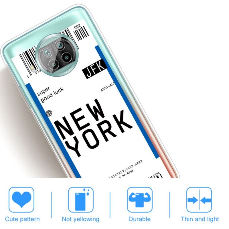 Cover for Xiaomi Mi 10T Lite 5G / Redmi Note 9 Pro 5G Sort Pas Til New York