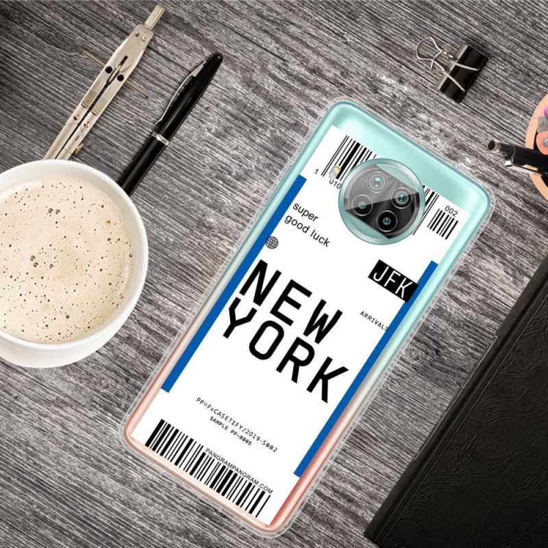 Cover for Xiaomi Mi 10T Lite 5G / Redmi Note 9 Pro 5G Sort Pas Til New York