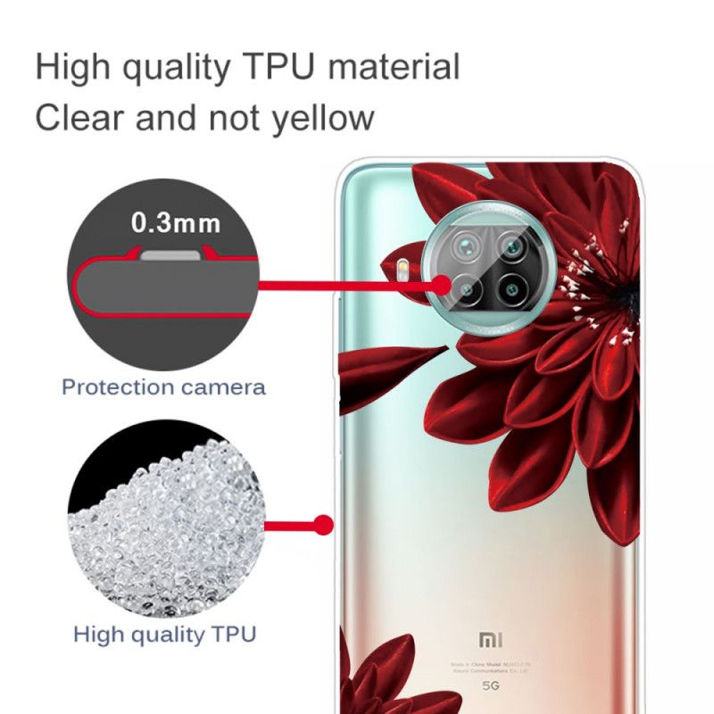 Cover for Xiaomi Mi 10T Lite 5G / Redmi Note 9 Pro 5G Vilde Blomster