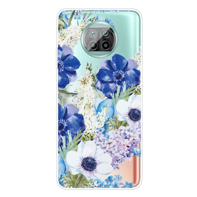 Cover Xiaomi Mi 10T Lite 5G / Redmi Note 9 Pro 5G Akvarelblomster