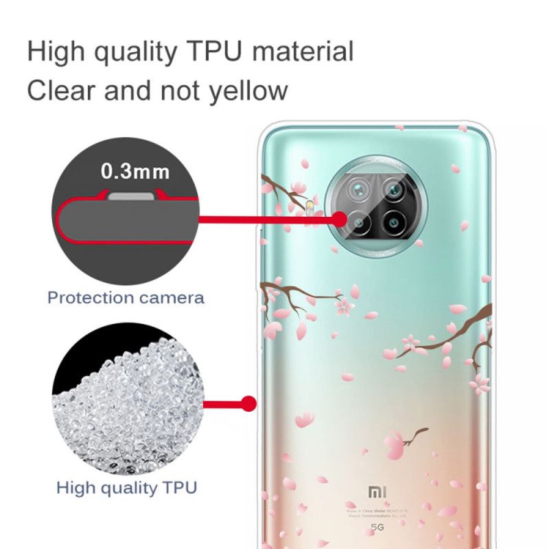 Cover Xiaomi Mi 10T Lite 5G / Redmi Note 9 Pro 5G Blomstrende Grene