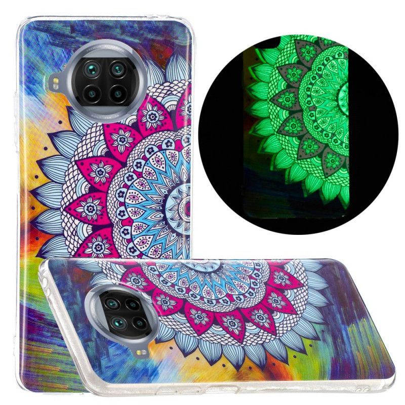 Cover Xiaomi Mi 10T Lite 5G / Redmi Note 9 Pro 5G Fluorescerende Mandala