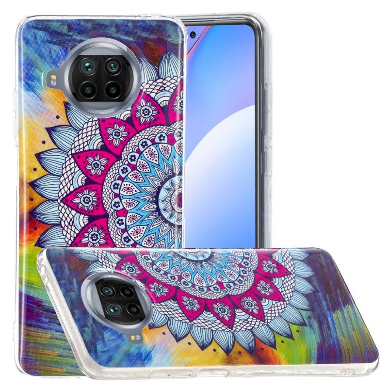 Cover Xiaomi Mi 10T Lite 5G / Redmi Note 9 Pro 5G Fluorescerende Mandala