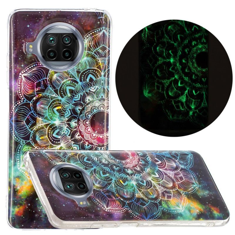 Cover Xiaomi Mi 10T Lite 5G / Redmi Note 9 Pro 5G Grå Fluorescerende Blomster Beskyttelse