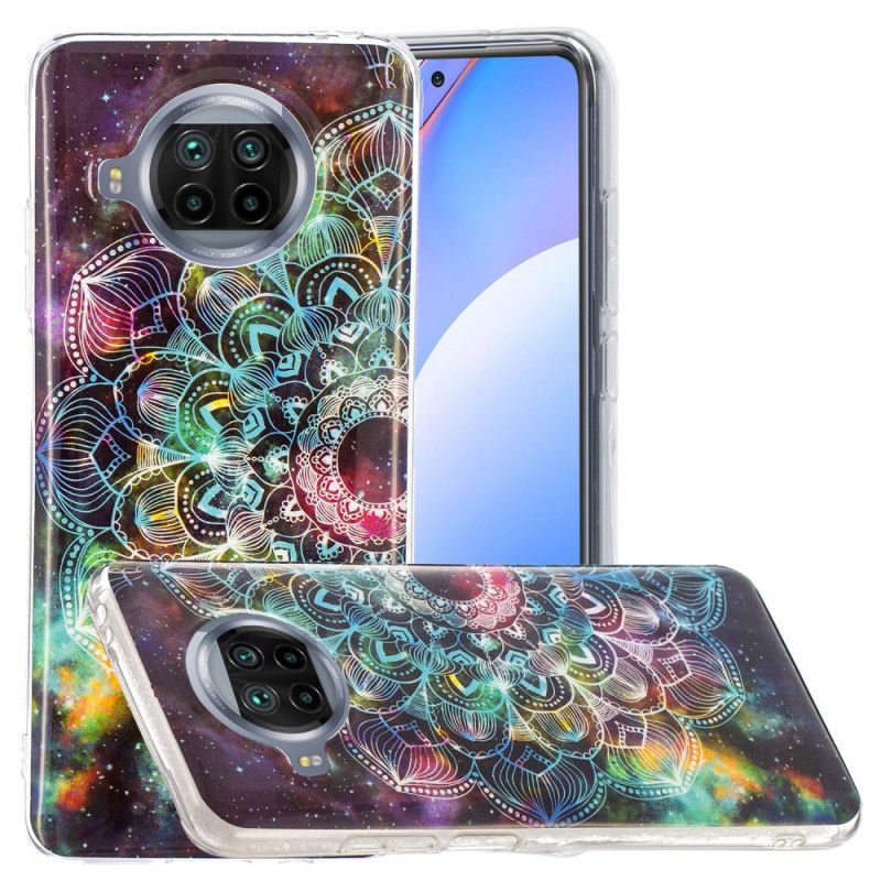 Cover Xiaomi Mi 10T Lite 5G / Redmi Note 9 Pro 5G Grå Fluorescerende Blomster Beskyttelse