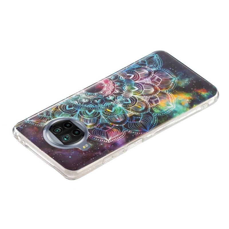 Cover Xiaomi Mi 10T Lite 5G / Redmi Note 9 Pro 5G Grå Fluorescerende Blomster Beskyttelse