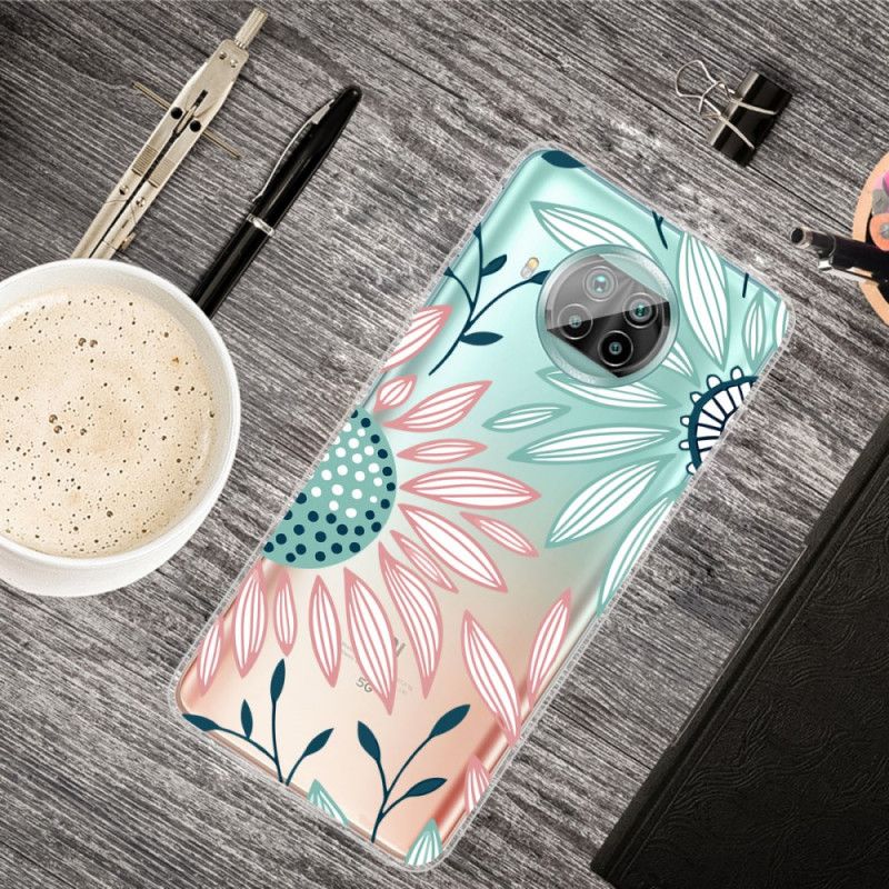 Cover Xiaomi Mi 10T Lite 5G / Redmi Note 9 Pro 5G Lyserød En Blomst Original