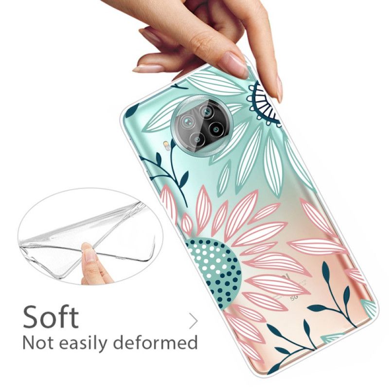 Cover Xiaomi Mi 10T Lite 5G / Redmi Note 9 Pro 5G Lyserød En Blomst Original