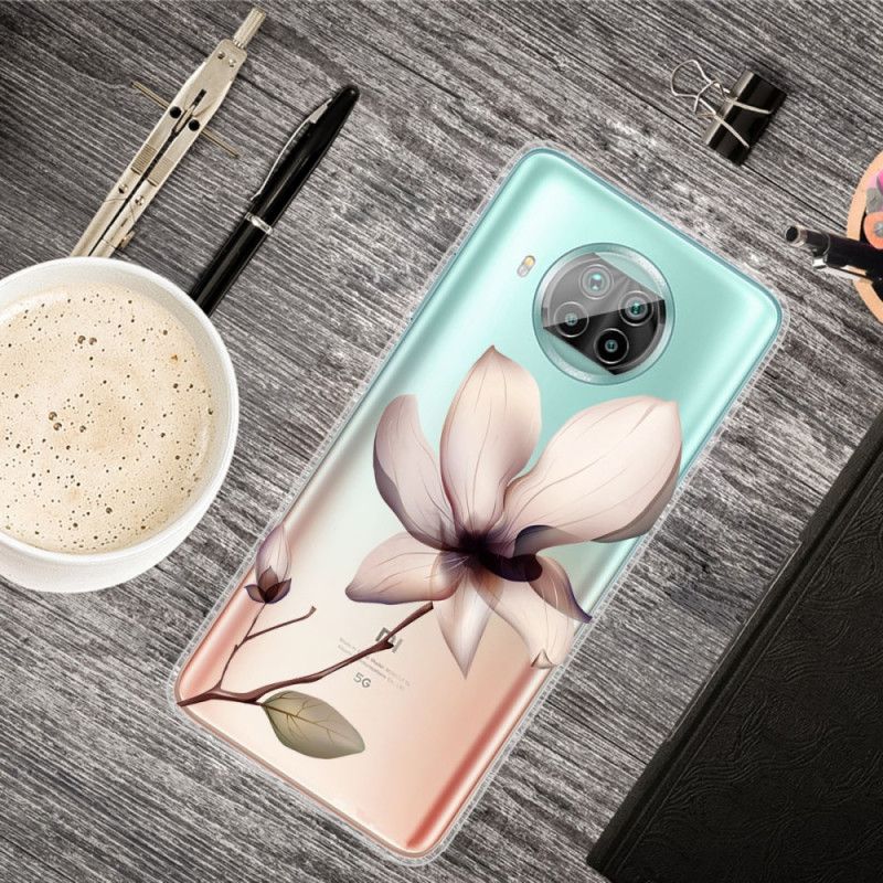 Cover Xiaomi Mi 10T Lite 5G / Redmi Note 9 Pro 5G Lyserød En Blomst Original