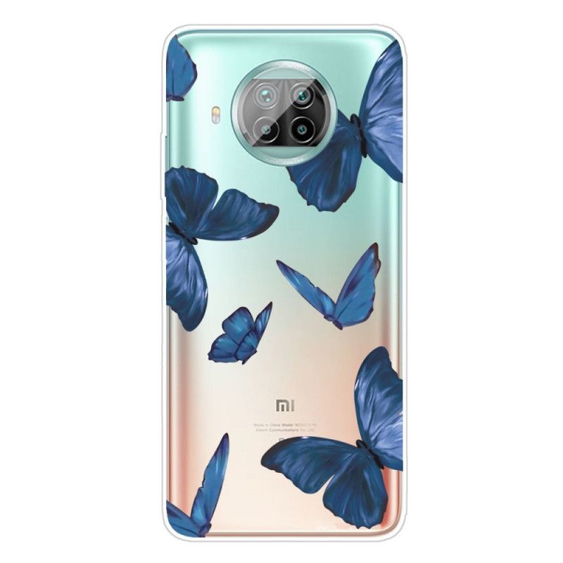 Cover Xiaomi Mi 10T Lite 5G / Redmi Note 9 Pro 5G Lyserød Sommerfugle Sommerfugle