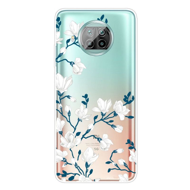 Cover Xiaomi Mi 10T Lite 5G / Redmi Note 9 Pro 5G Mobilcover Hvide Blomster