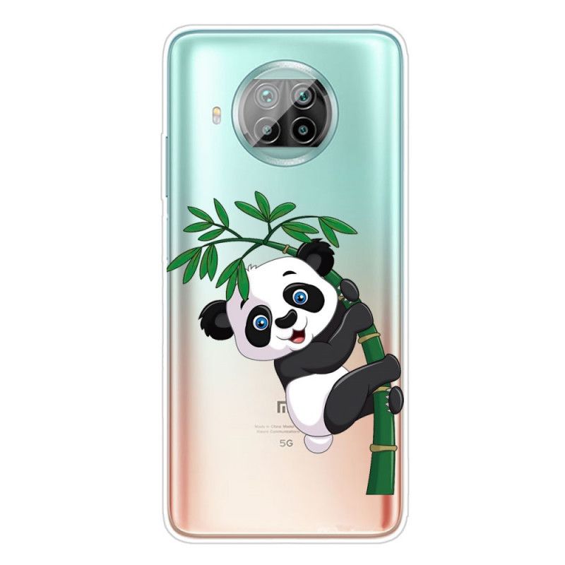 Cover Xiaomi Mi 10T Lite 5G / Redmi Note 9 Pro 5G Mobilcover Panda På Bambus