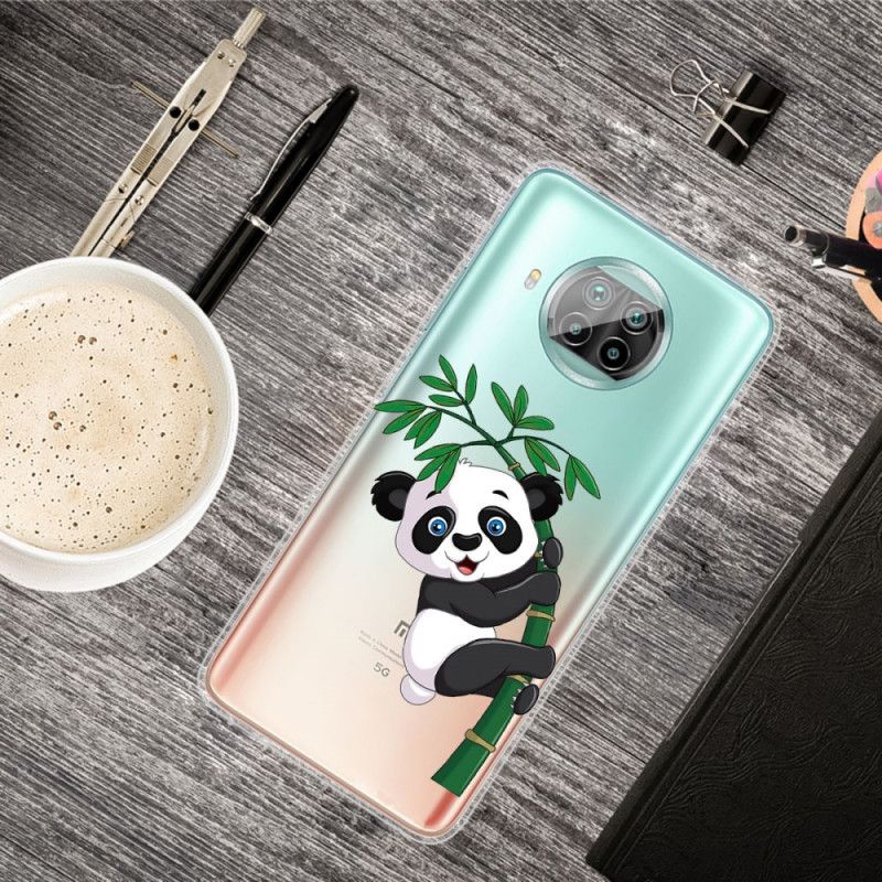 Cover Xiaomi Mi 10T Lite 5G / Redmi Note 9 Pro 5G Mobilcover Panda På Bambus