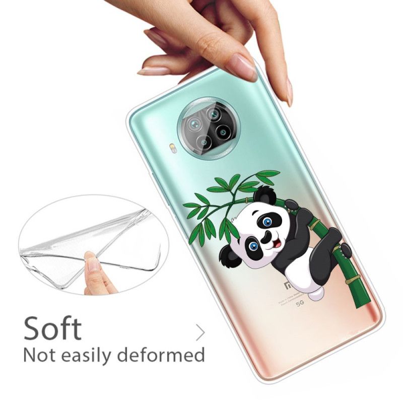 Cover Xiaomi Mi 10T Lite 5G / Redmi Note 9 Pro 5G Mobilcover Panda På Bambus