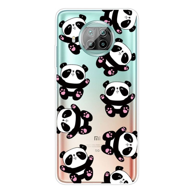 Cover Xiaomi Mi 10T Lite 5G / Redmi Note 9 Pro 5G Mobilcover Pandaer Har Det Sjovt