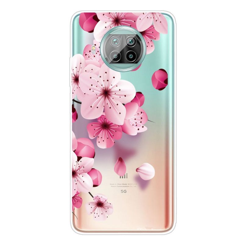 Cover Xiaomi Mi 10T Lite 5G / Redmi Note 9 Pro 5G Mobilcover Små Lyserøde Blomster