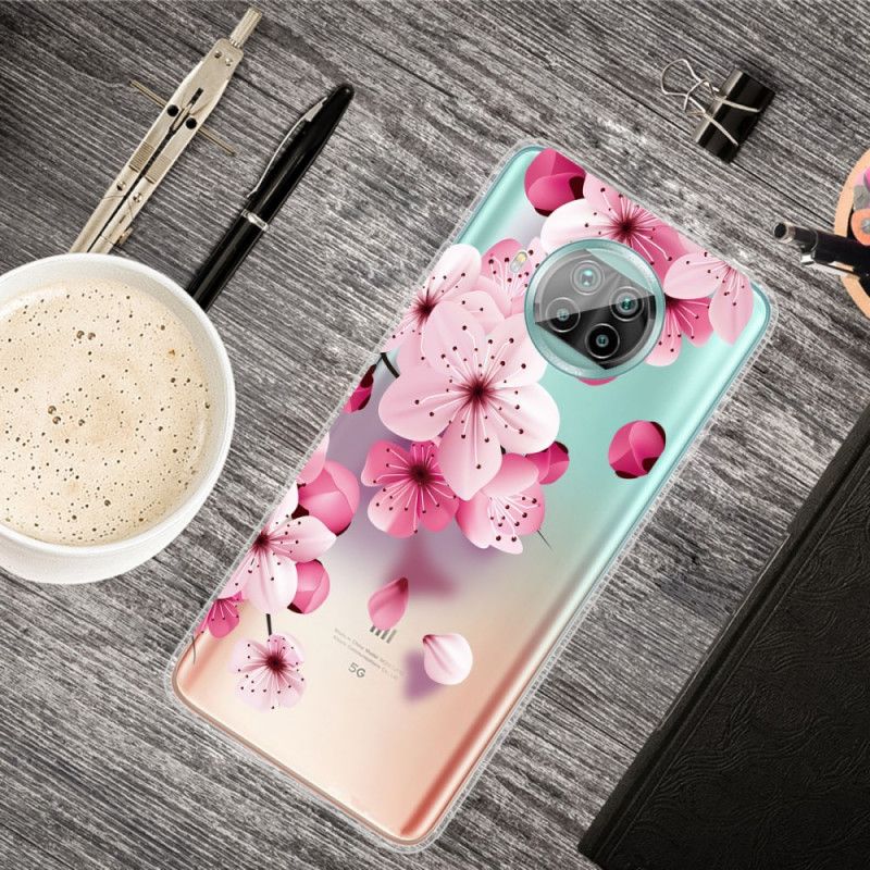 Cover Xiaomi Mi 10T Lite 5G / Redmi Note 9 Pro 5G Mobilcover Små Lyserøde Blomster