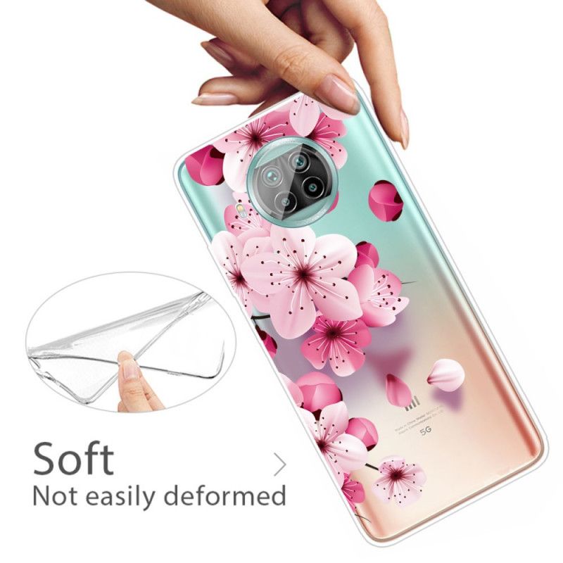 Cover Xiaomi Mi 10T Lite 5G / Redmi Note 9 Pro 5G Mobilcover Små Lyserøde Blomster