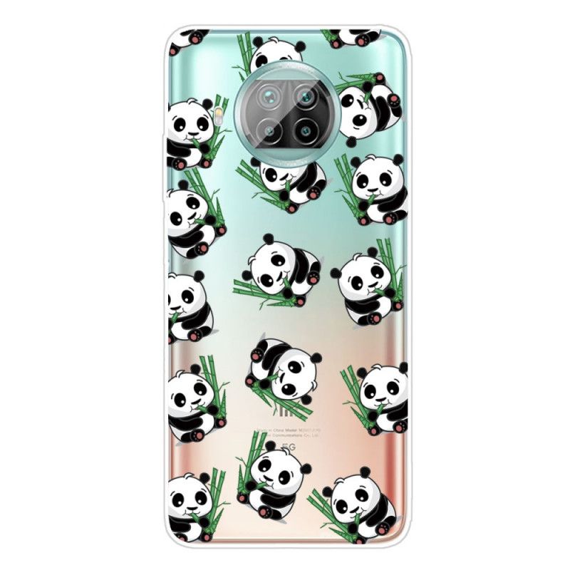 Cover Xiaomi Mi 10T Lite 5G / Redmi Note 9 Pro 5G Mobilcover Små Pandaer