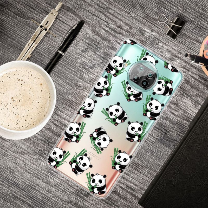 Cover Xiaomi Mi 10T Lite 5G / Redmi Note 9 Pro 5G Mobilcover Små Pandaer