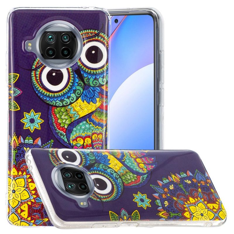 Cover Xiaomi Mi 10T Lite 5G / Redmi Note 9 Pro 5G Neon Mandala Ugle