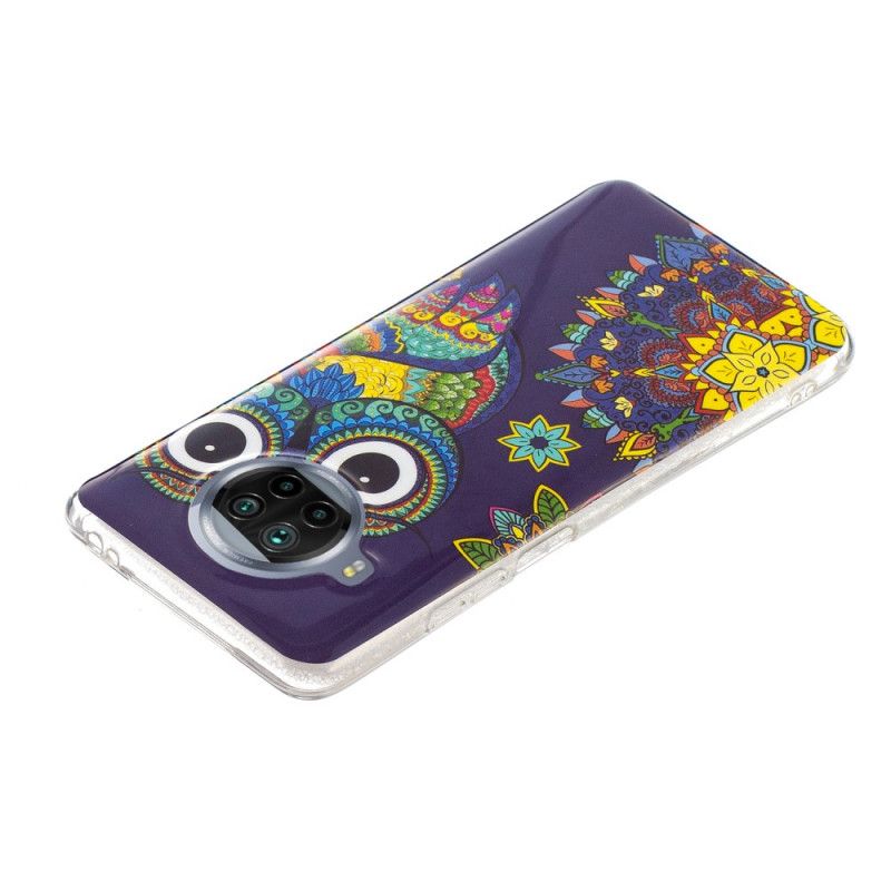 Cover Xiaomi Mi 10T Lite 5G / Redmi Note 9 Pro 5G Neon Mandala Ugle