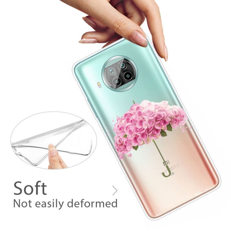 Cover Xiaomi Mi 10T Lite 5G / Redmi Note 9 Pro 5G Paraply I Roser