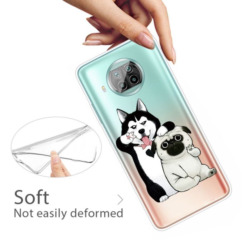 Cover Xiaomi Mi 10T Lite 5G / Redmi Note 9 Pro 5G Sjove Hunde