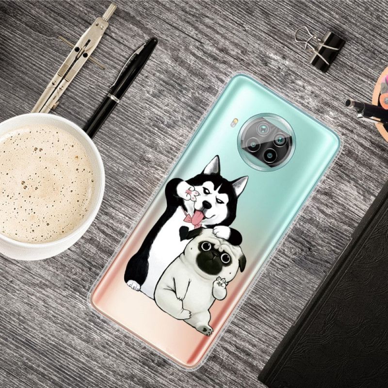 Cover Xiaomi Mi 10T Lite 5G / Redmi Note 9 Pro 5G Sjove Hunde