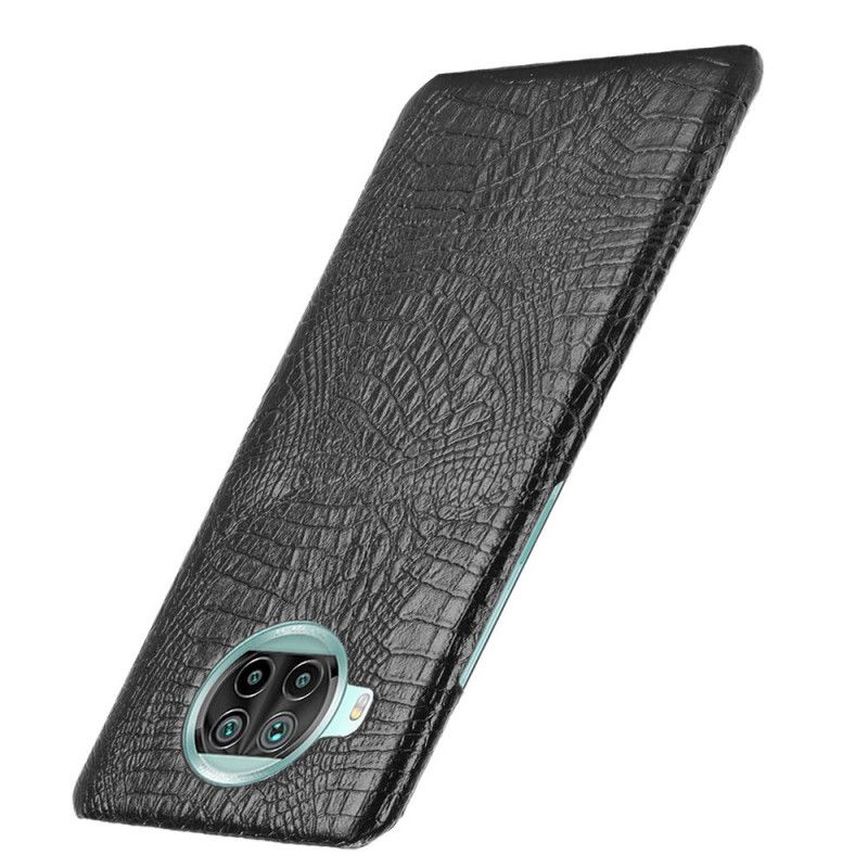 Cover Xiaomi Mi 10T Lite 5G / Redmi Note 9 Pro 5G Sort Krokodillestil