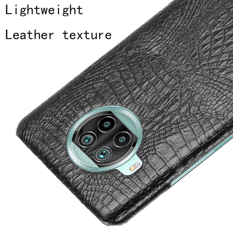 Cover Xiaomi Mi 10T Lite 5G / Redmi Note 9 Pro 5G Sort Krokodillestil