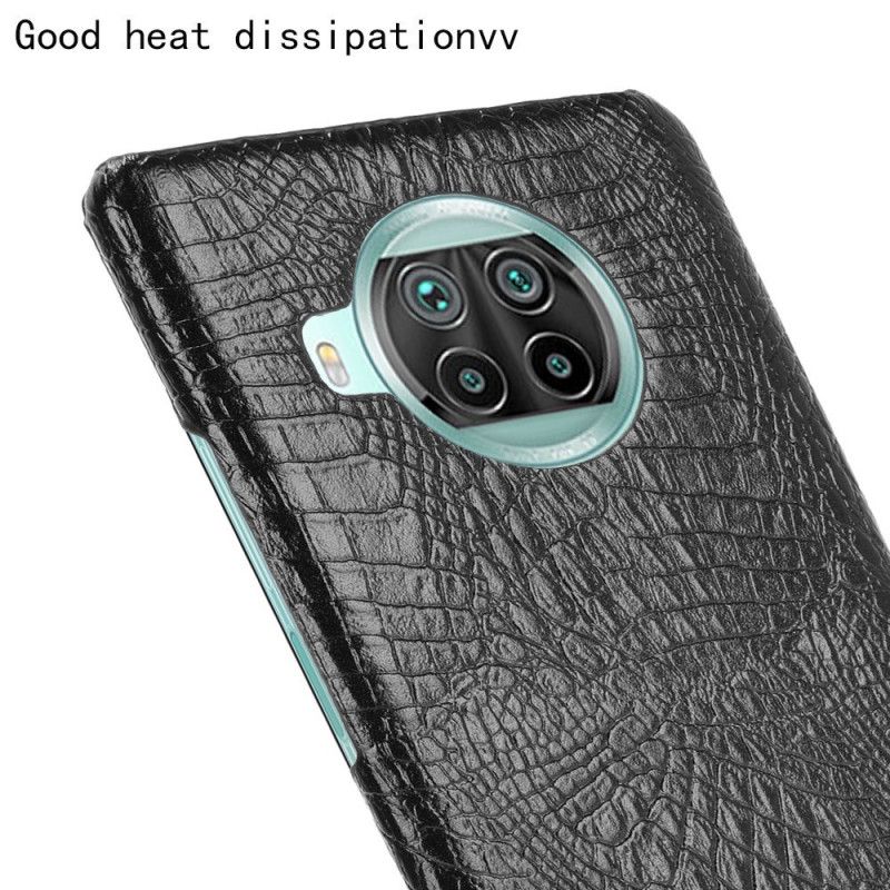 Cover Xiaomi Mi 10T Lite 5G / Redmi Note 9 Pro 5G Sort Krokodillestil