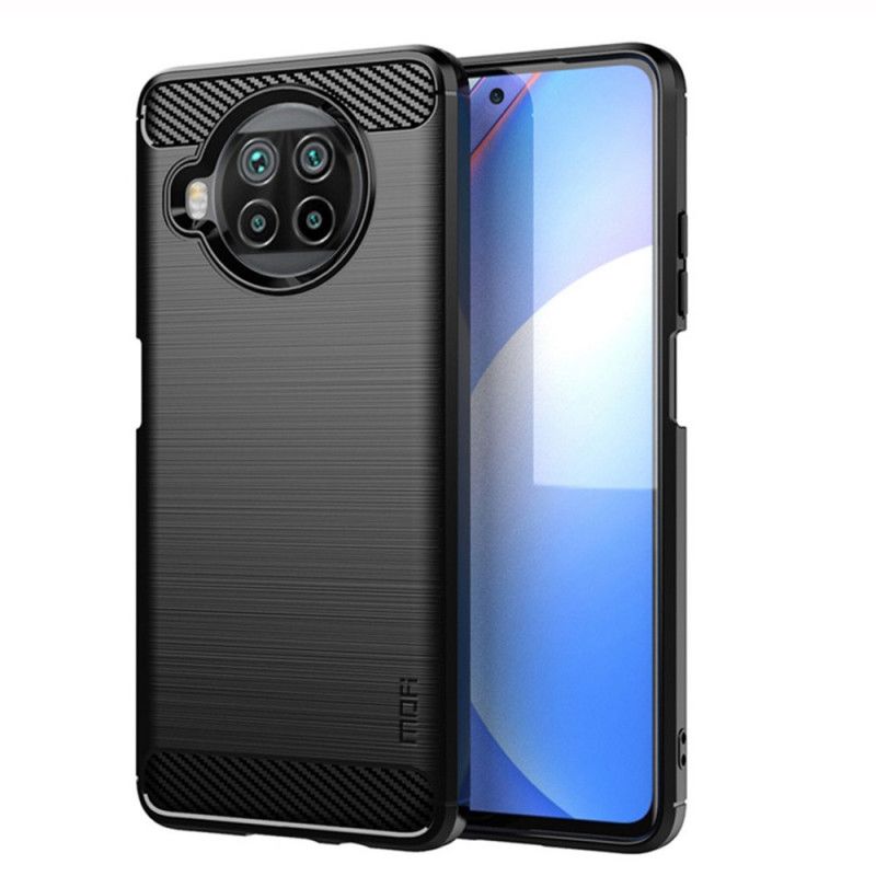 Cover Xiaomi Mi 10T Lite 5G / Redmi Note 9 Pro 5G Sort Kulstofbørstet Mofi Beskyttelse