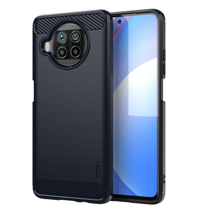 Cover Xiaomi Mi 10T Lite 5G / Redmi Note 9 Pro 5G Sort Kulstofbørstet Mofi Beskyttelse