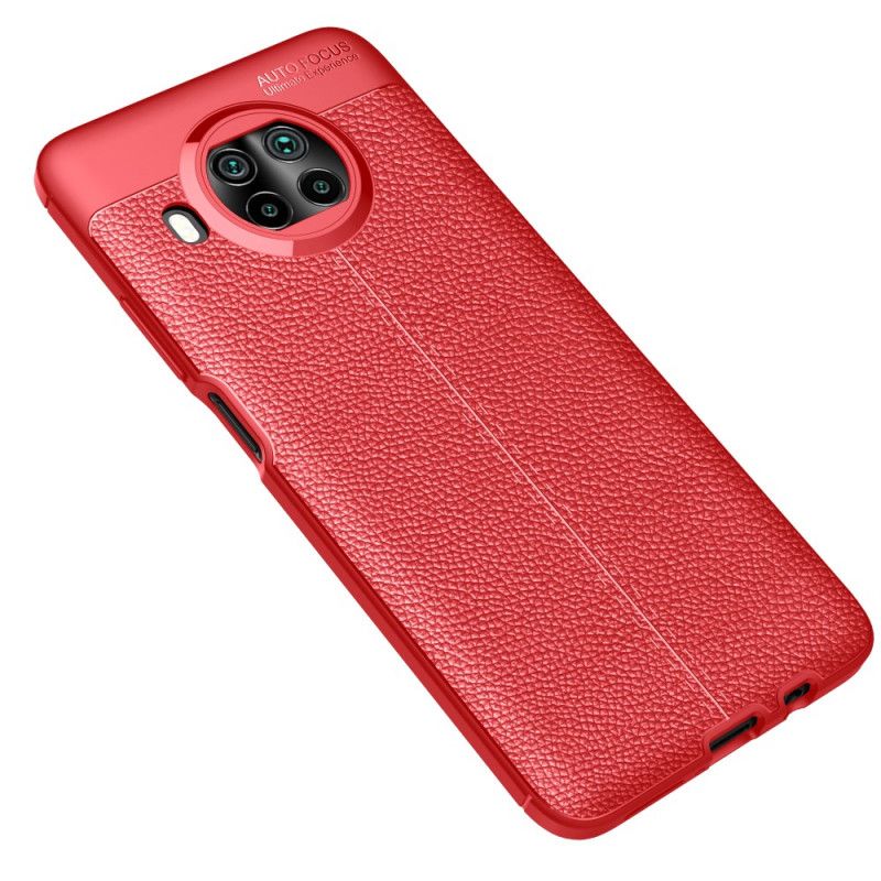 Cover Xiaomi Mi 10T Lite 5G / Redmi Note 9 Pro 5G Sort Lychee-Lædereffekt Beskyttelse