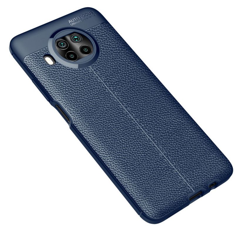 Cover Xiaomi Mi 10T Lite 5G / Redmi Note 9 Pro 5G Sort Lychee-Lædereffekt Beskyttelse