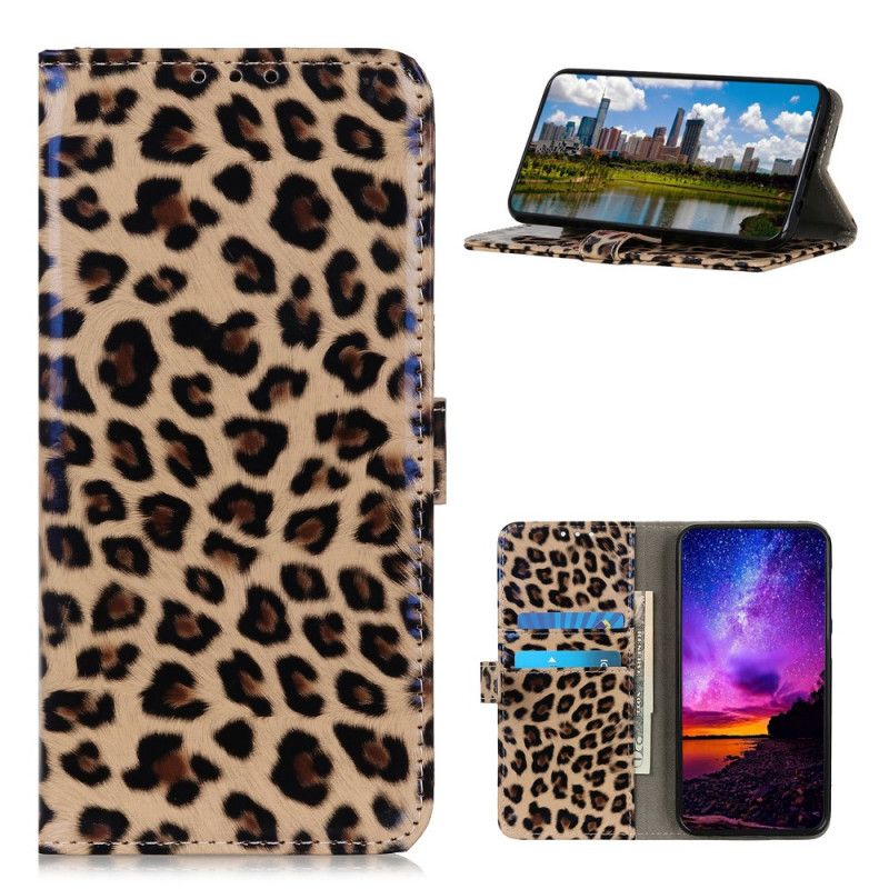 Flip Cover Læder for Xiaomi Mi 10T Lite 5G / Redmi Note 9 Pro 5G Enkel Leopard