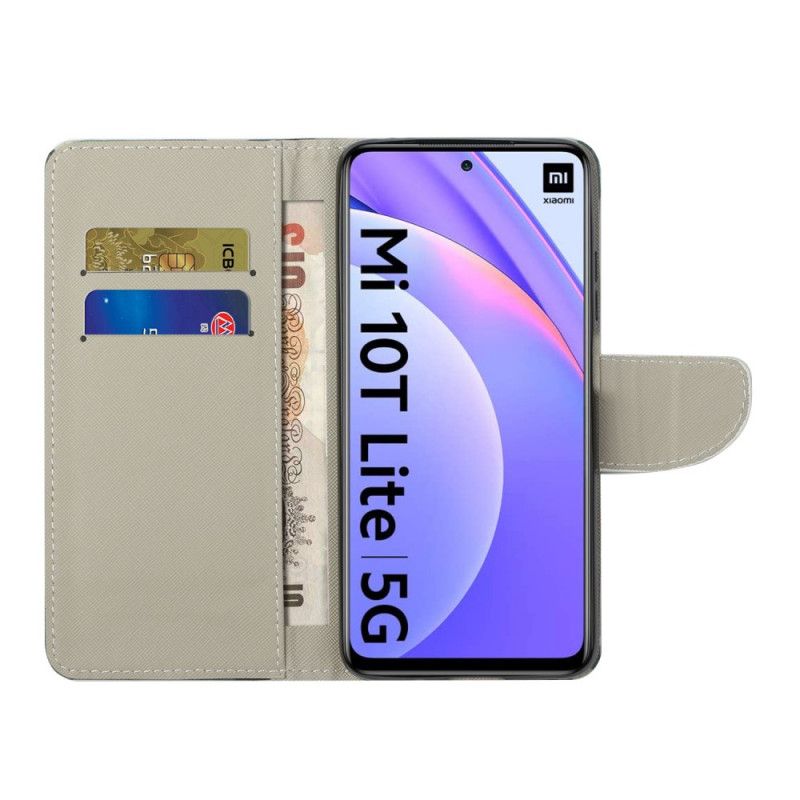 Flip Cover Læder for Xiaomi Mi 10T Lite 5G / Redmi Note 9 Pro 5G Farlig Bjørn