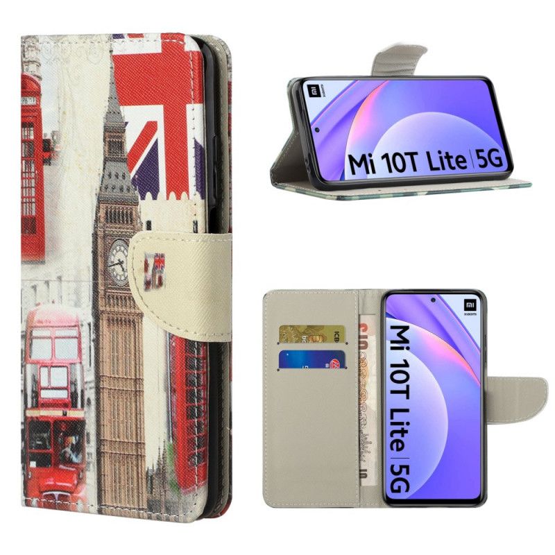 Flip Cover Læder for Xiaomi Mi 10T Lite 5G / Redmi Note 9 Pro 5G London Liv