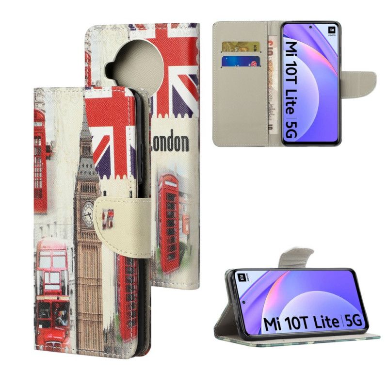 Flip Cover Læder for Xiaomi Mi 10T Lite 5G / Redmi Note 9 Pro 5G London Liv