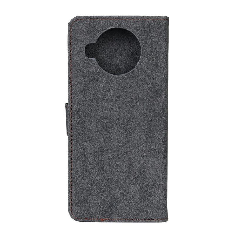 Flip Cover Læder for Xiaomi Mi 10T Lite 5G / Redmi Note 9 Pro 5G Sort Khazneh