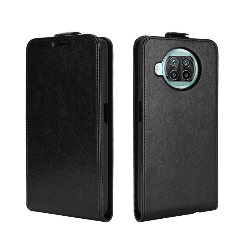 Flip Cover Læder for Xiaomi Mi 10T Lite 5G / Redmi Note 9 Pro 5G Sort Lodret Klap