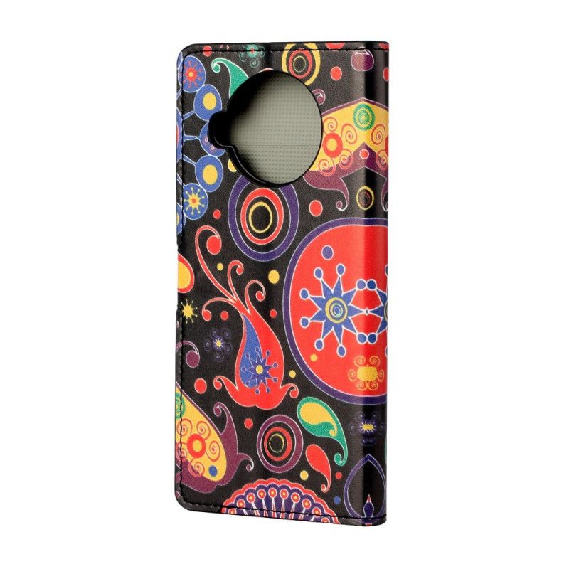 Flip Cover Læder Xiaomi Mi 10T Lite 5G / Redmi Note 9 Pro 5G Galakse Design