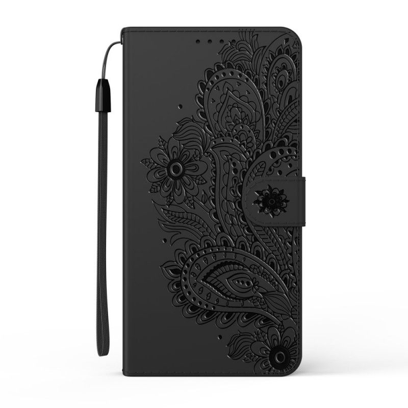 Flip Cover Læder Xiaomi Mi 10T Lite 5G / Redmi Note 9 Pro 5G Sort Barok Med Rem Original