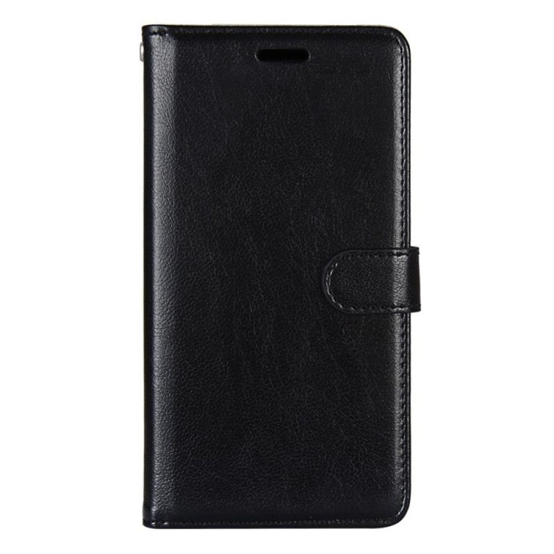 Flip Cover Læder Xiaomi Mi 10T Lite 5G / Redmi Note 9 Pro 5G Sort Blank Kunstlæder